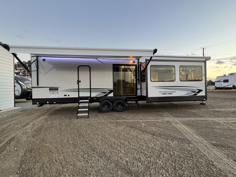 2024 Forest River Sandpiper Destination 401 FLX Travel Trailer RV For